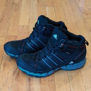 Adidas Men's Black and Red Athletic Shoes
